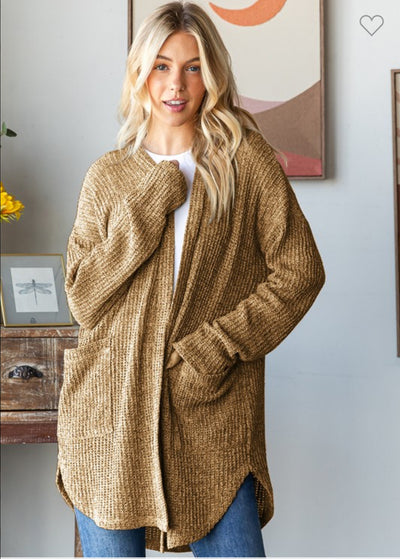 Knit Open Cardigan