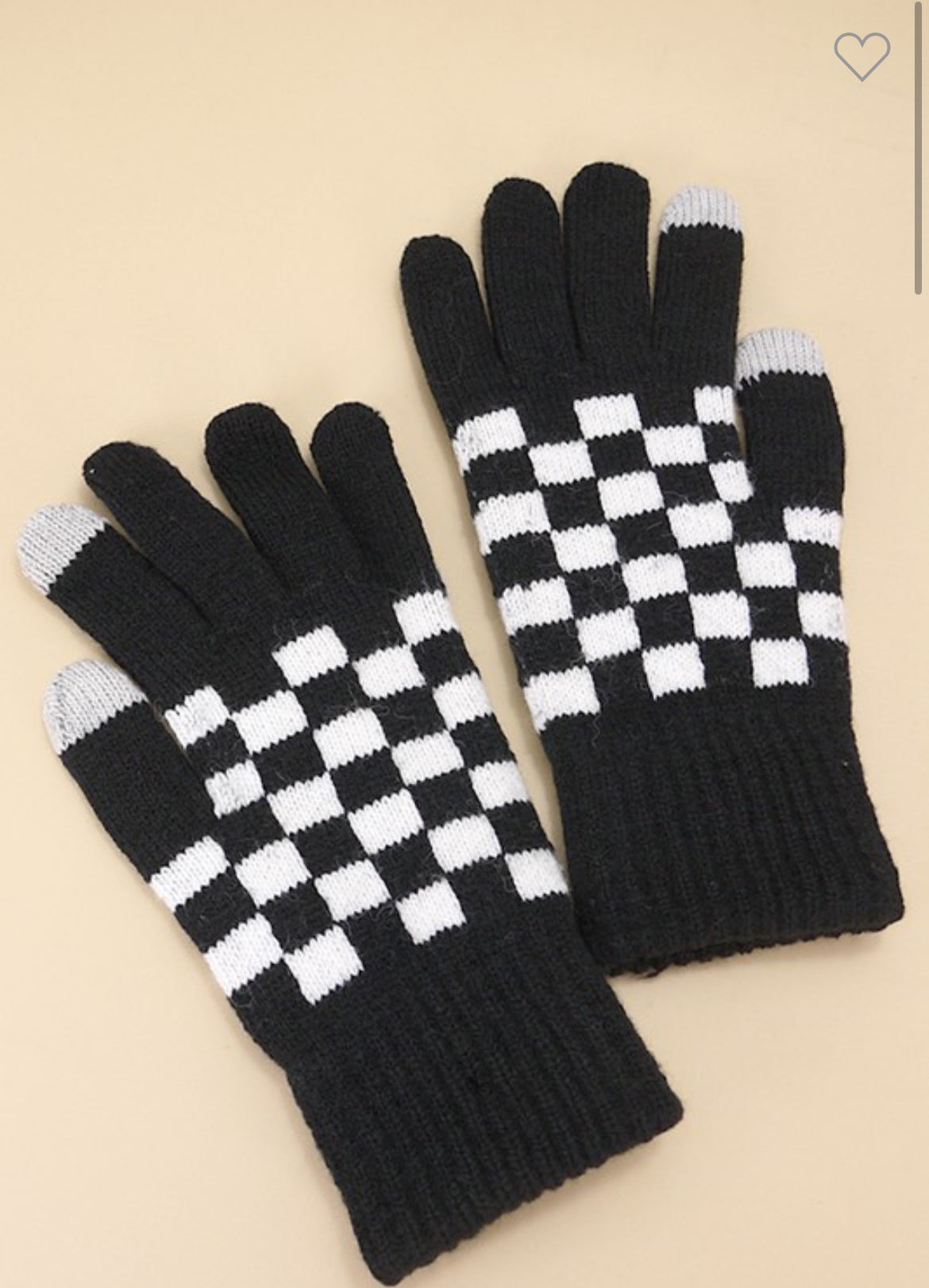 Checkered Gloves