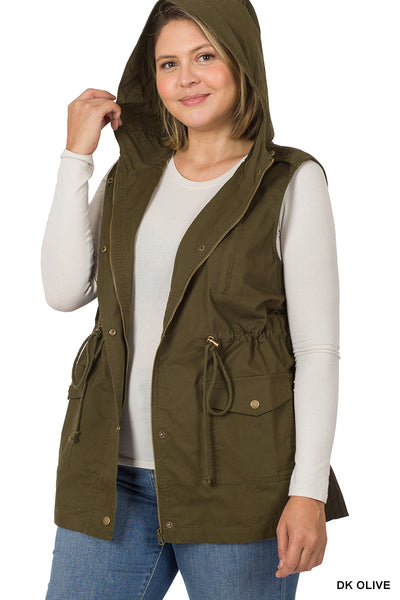 Plus- DK Olive Vest