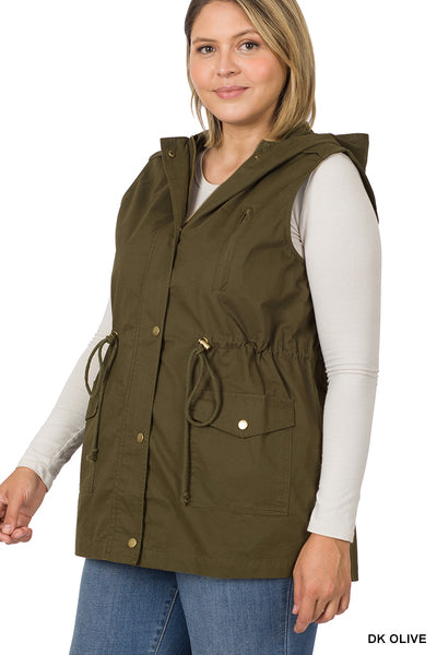 Plus- DK Olive Vest