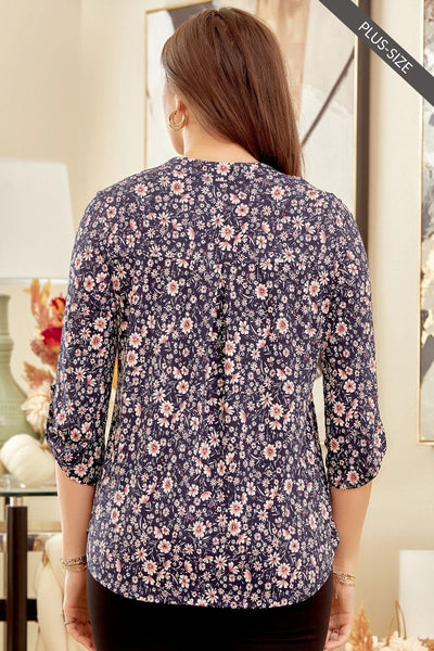 Navy Floral-Lizzy