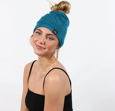 PONYTAIL, MESSY BUN BEANIE, MULTI-FUNCTION FACE COVER MASK