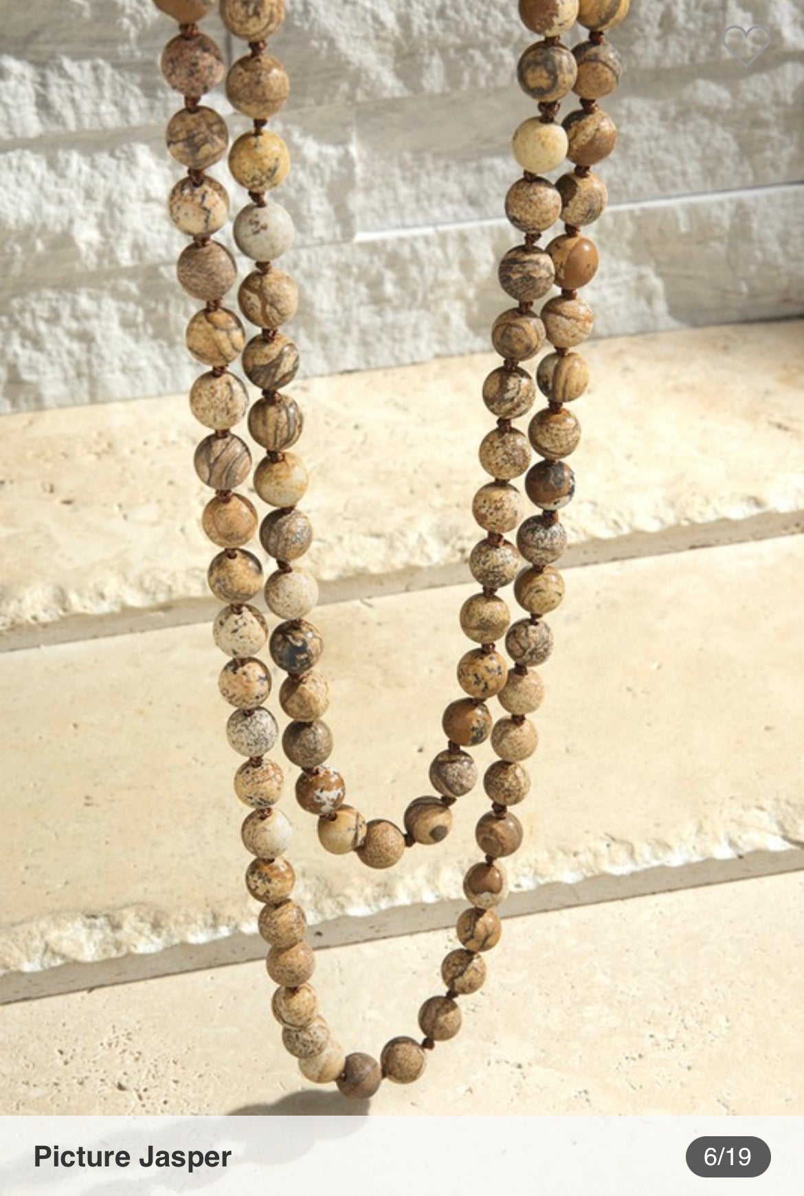 8mm Long Necklace