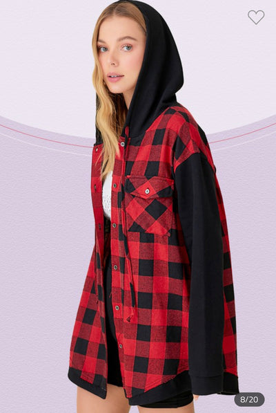 Hooded Plaid Flannels