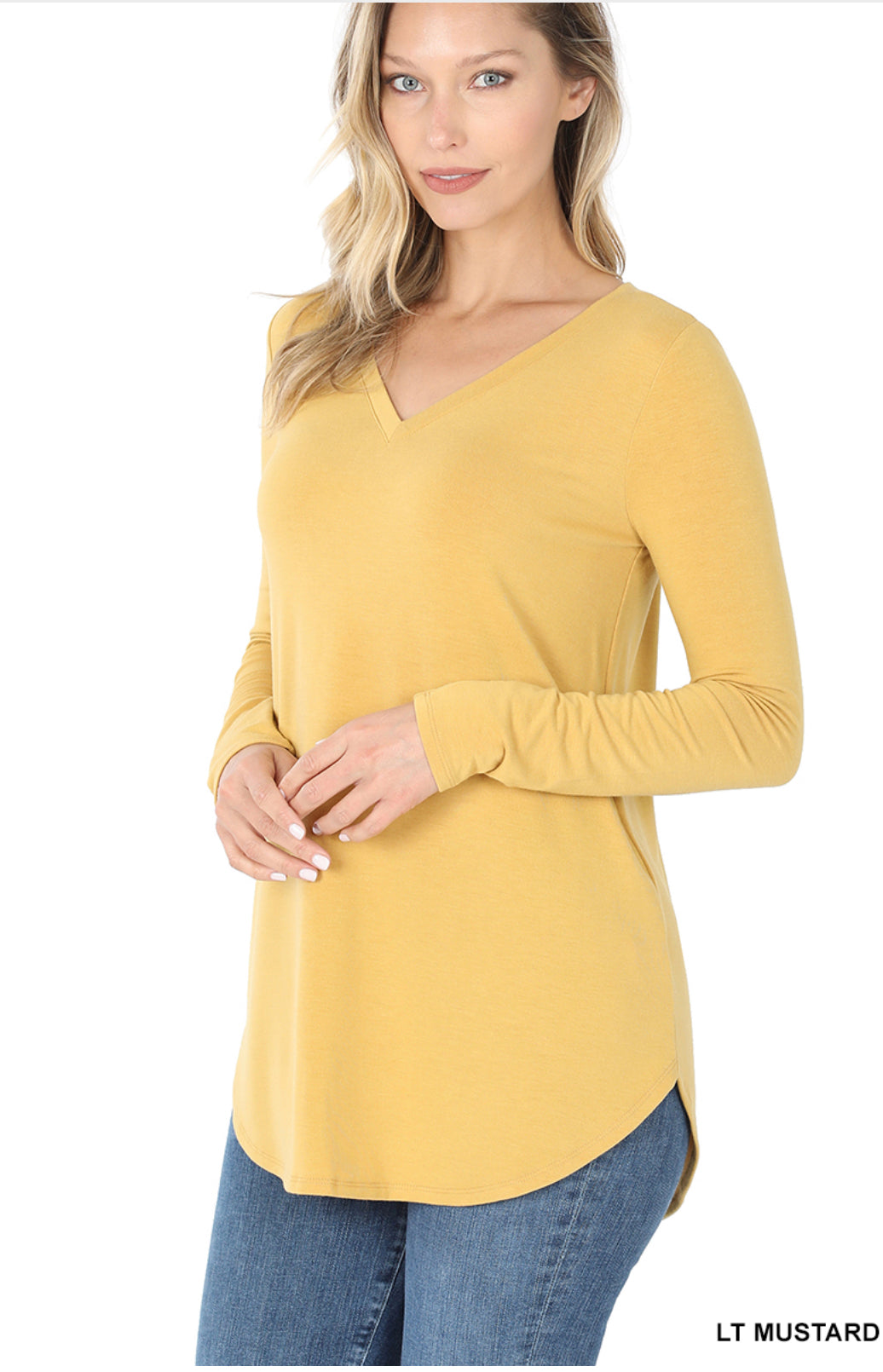 Best Ever Long Sleeve Top/ Round Neck
