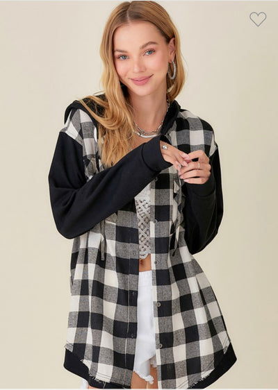 Hooded Plaid Flannels
