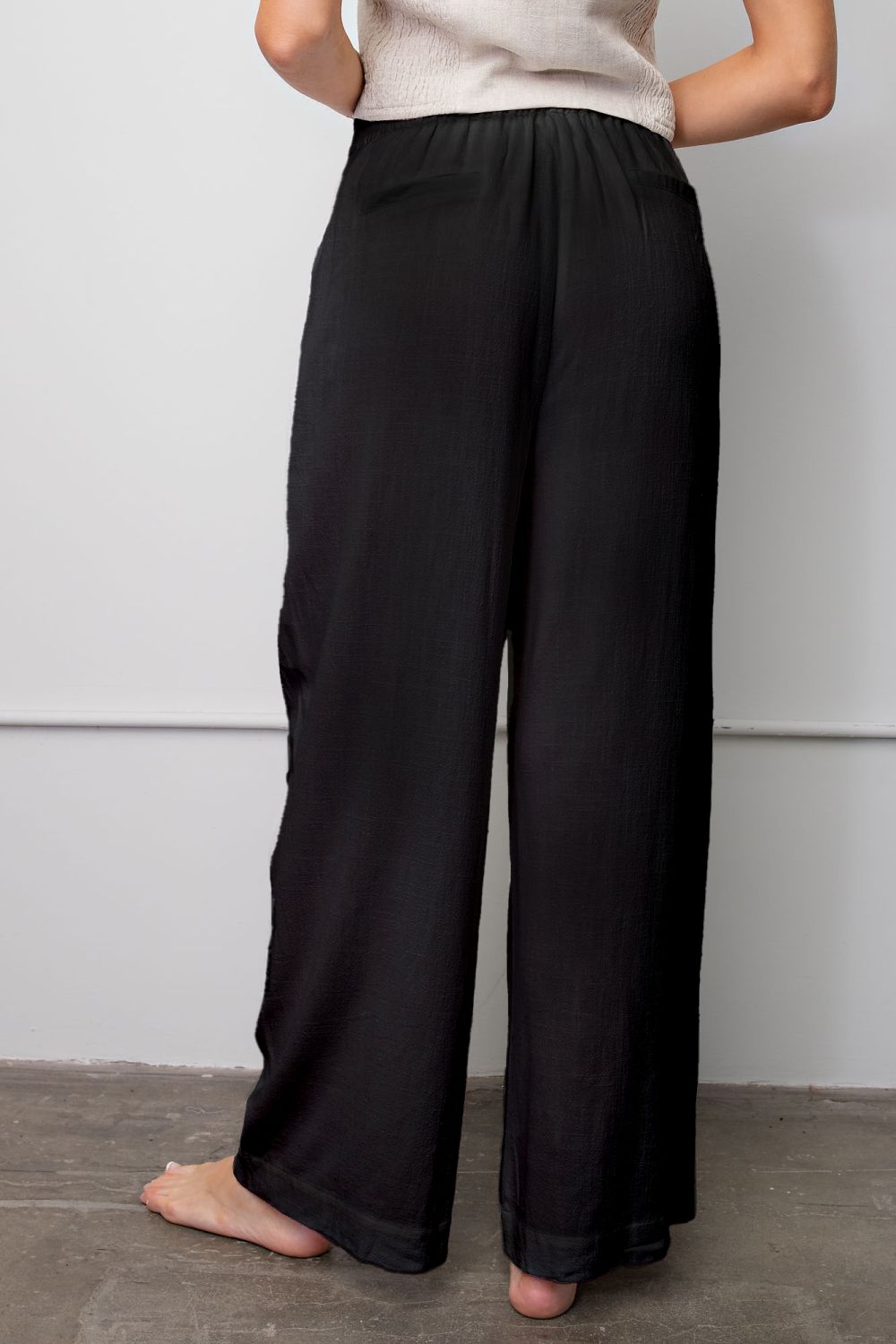 Rayon Lined Slacks Nine Sparrows Boutique